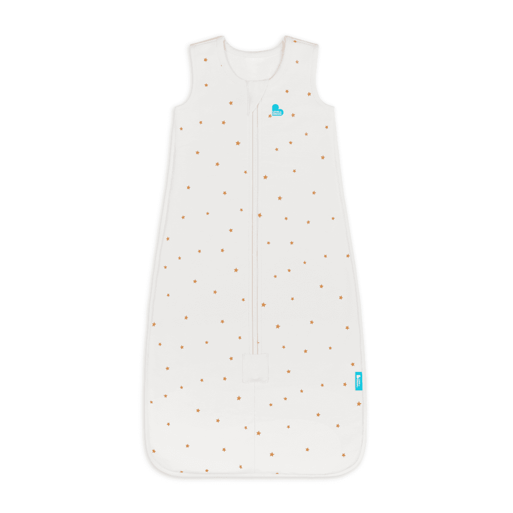 Love To Dream - Quilted Stretch Cotton Twinkles Sleep Bag - White