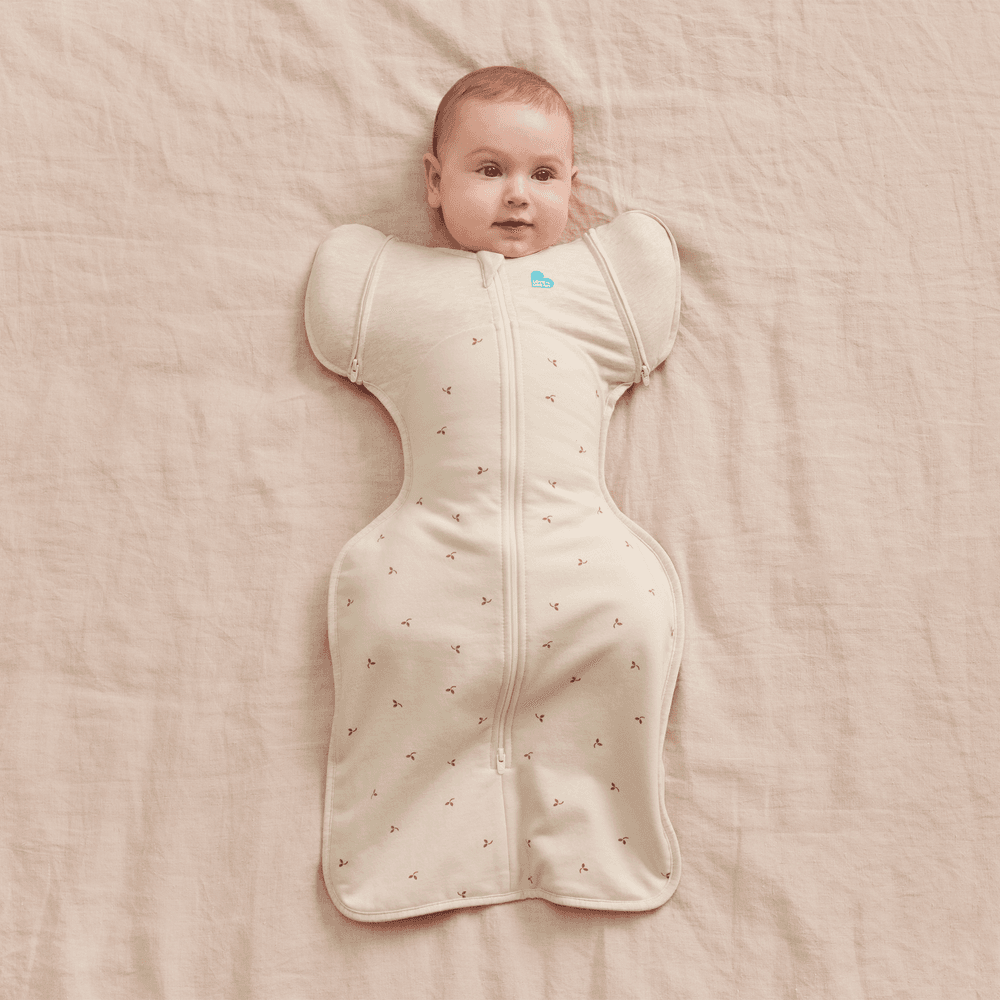 Love To Dream - Transition Bag 1.5t Stretch Cotton Fleece Twigs - Oatmeal