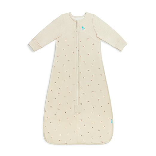 Love To Dream - Quilted Stretch Cotton Twigs Sleep Bag - Oatmeal