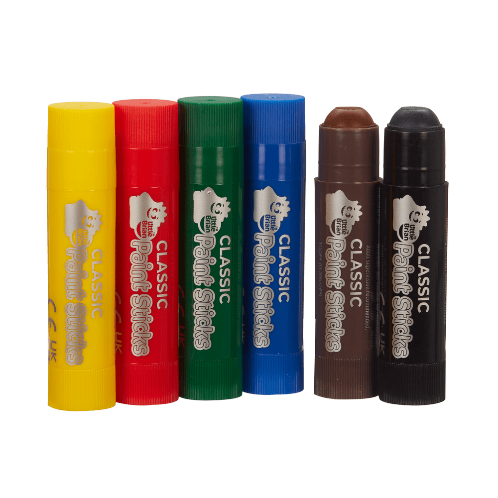 Little Brian - Paint Sticks Classic 6 Colours - Color May Vary