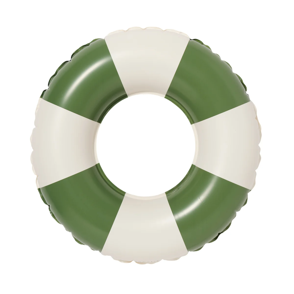 SunnyLife - Mini Tube Pool Ring - Olive Stripe
