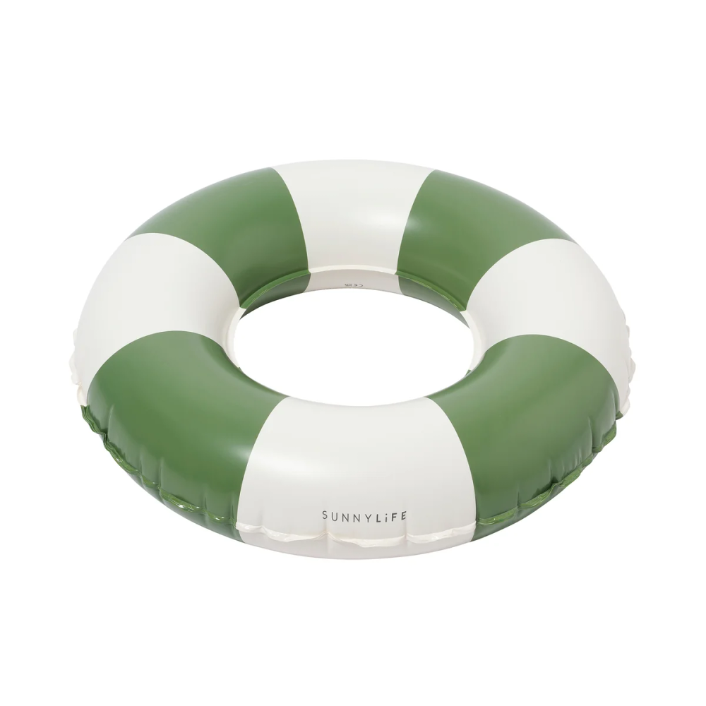 SunnyLife - Mini Tube Pool Ring - Olive Stripe
