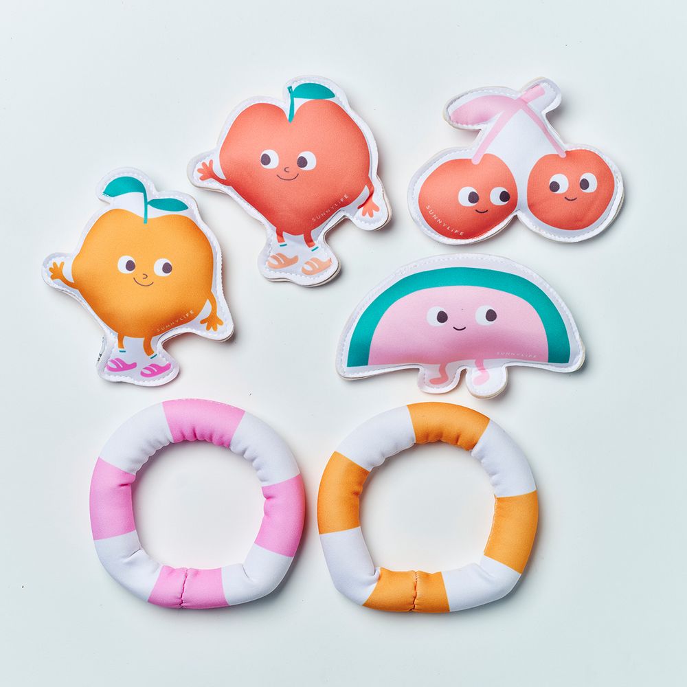 SunnyLife - Dive Buddies - Poppy The Peach - 6 Pcs