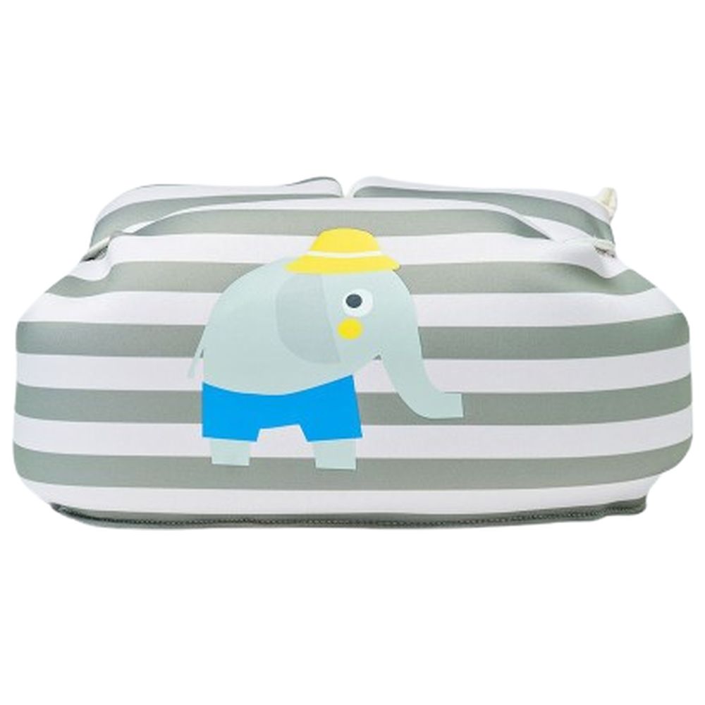 SunnyLife - Eli the Elephant Floatie Jacket - Green Stripe