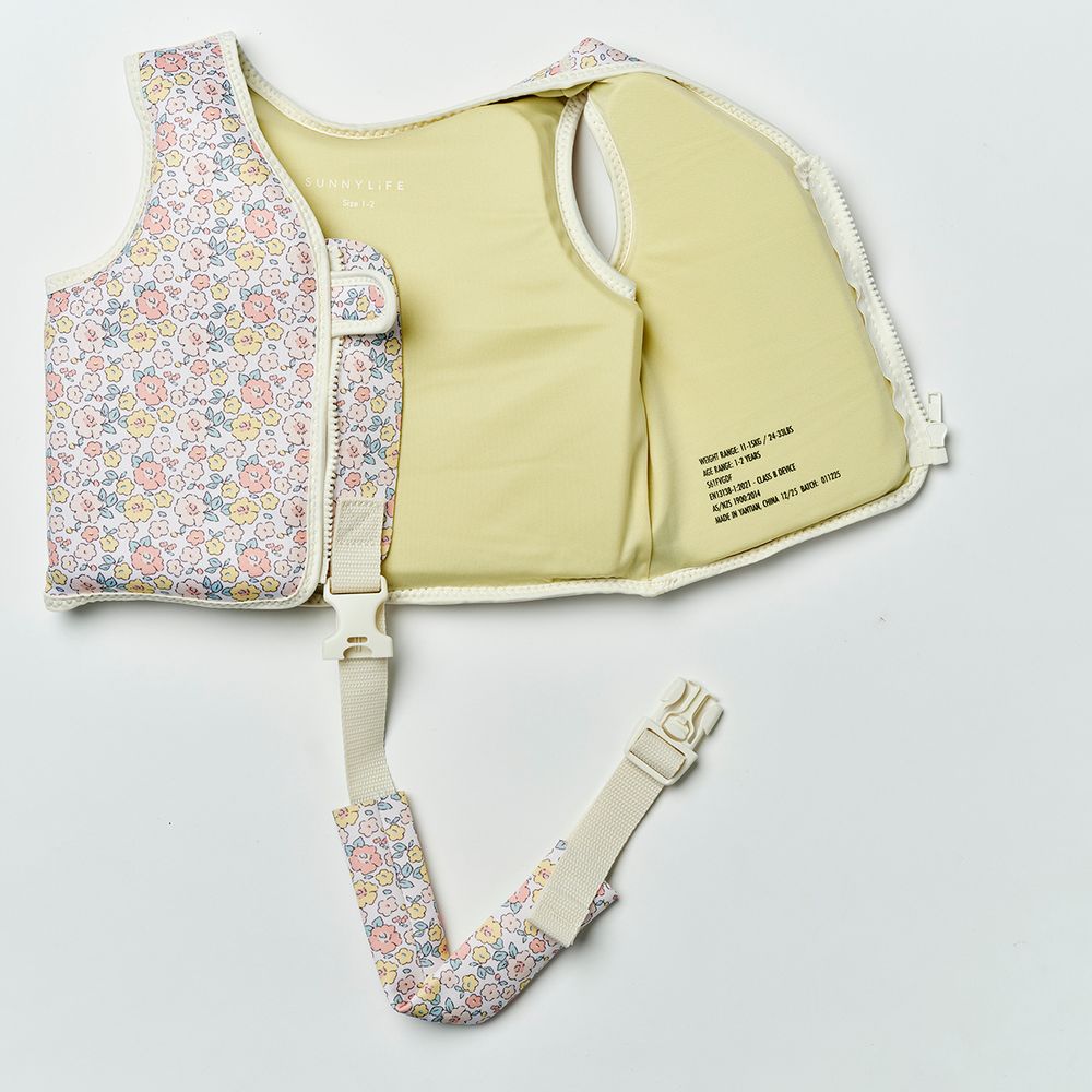 SunnyLife - Kids Floating Vest - Into The Garden Ditsy Floral