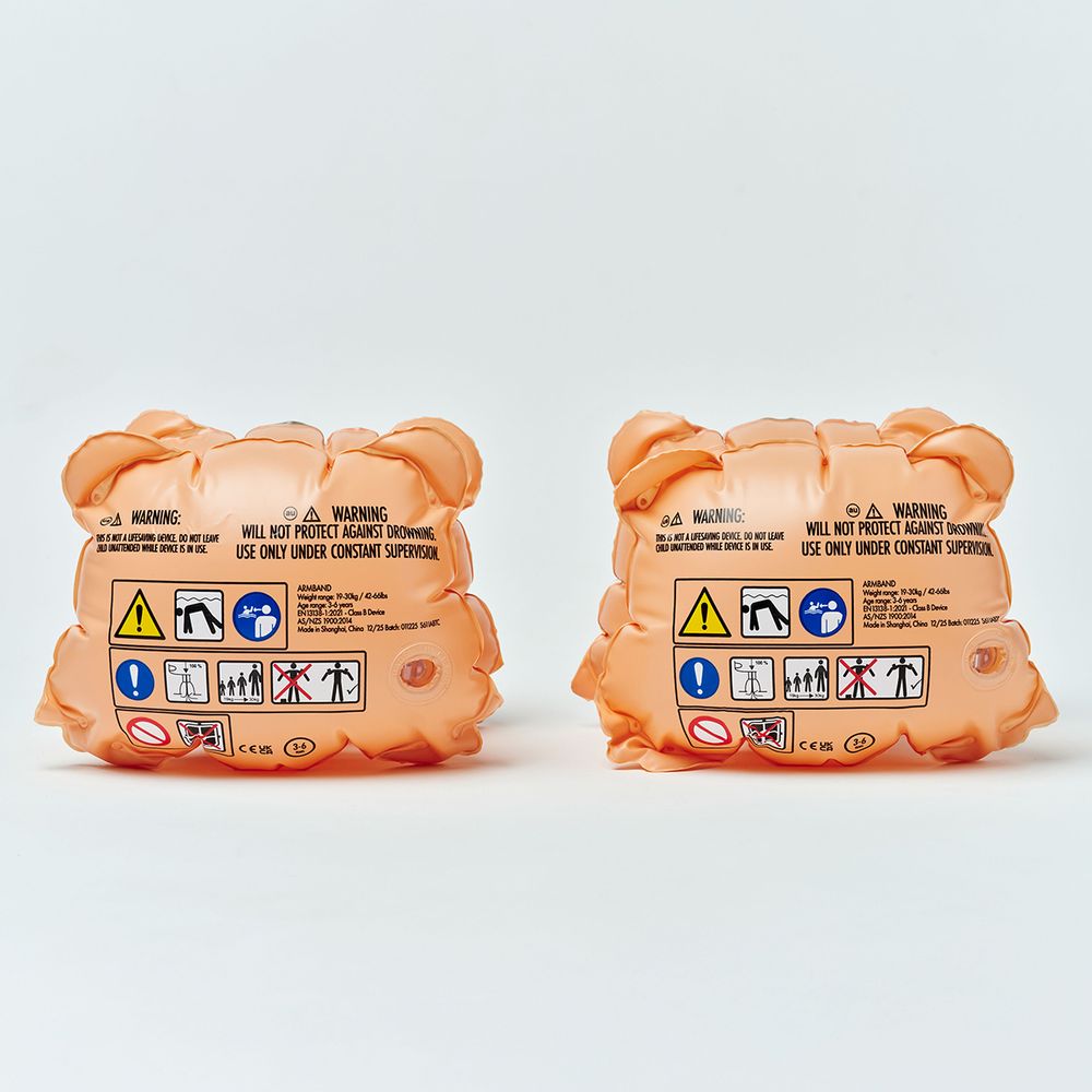 SunnyLife - Inflatable Arm Band - Tino The Tiger - Orange - 2 Pcs