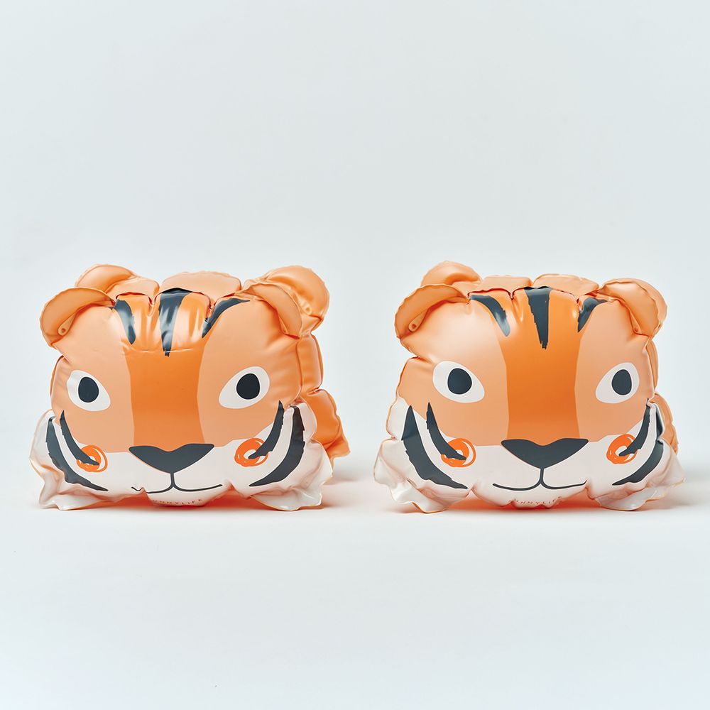 SunnyLife - Inflatable Arm Band - Tino The Tiger - Orange - 2 Pcs