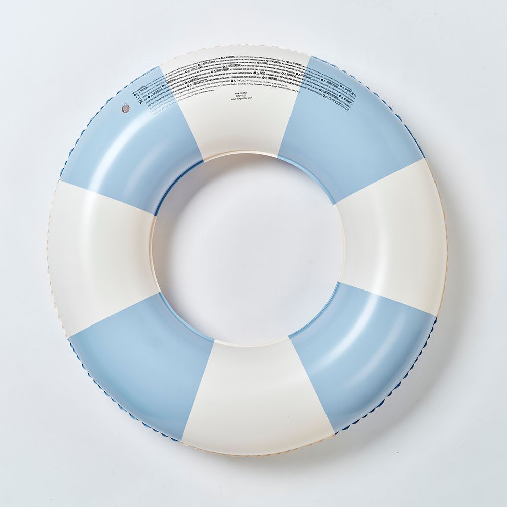 SunnyLife - Slim Tube Pool Ring - La Mer Med Blue