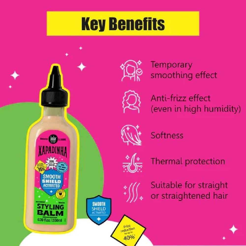 Lola From Rio - Xapadinha Frizz Control Styling Balm for Straight Hair - 200ml