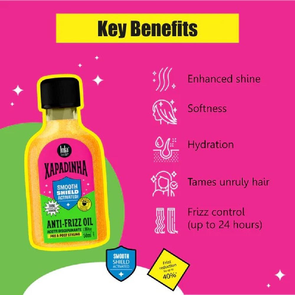 Lola From Rio - Xapadinha Frizz Control Styling Oil for Straight Hair - 50ml