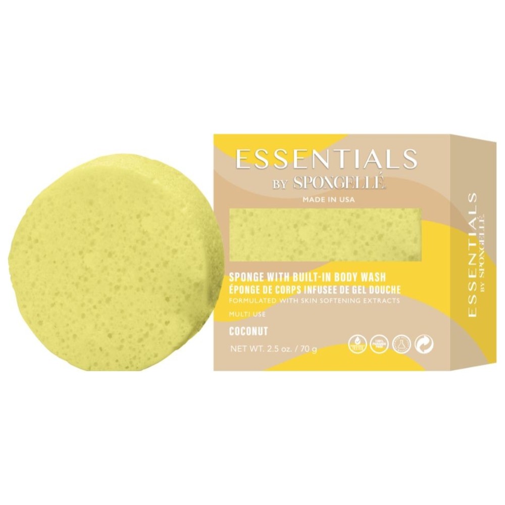 Spongelle - Essentials Coconut Body Wash Infused Buffer - 70 gm