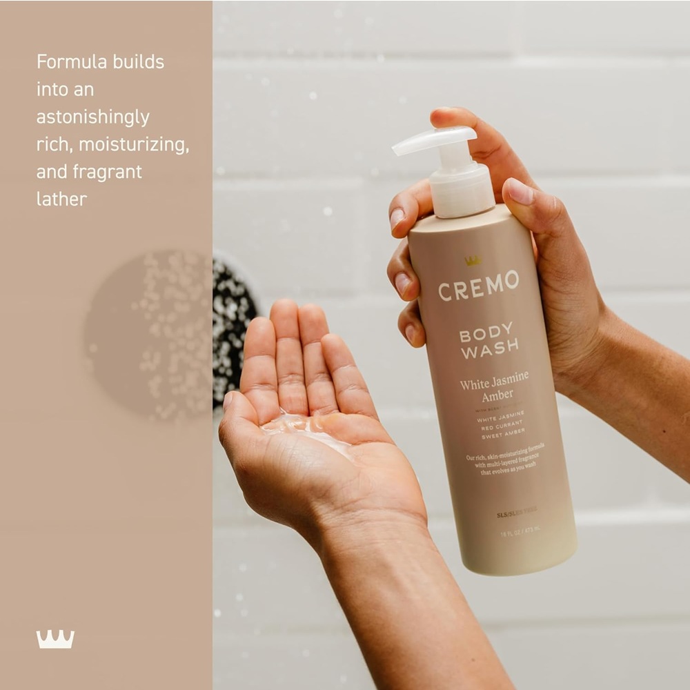 Cremo - White Jasmin Amber Body Wash - 473 ml