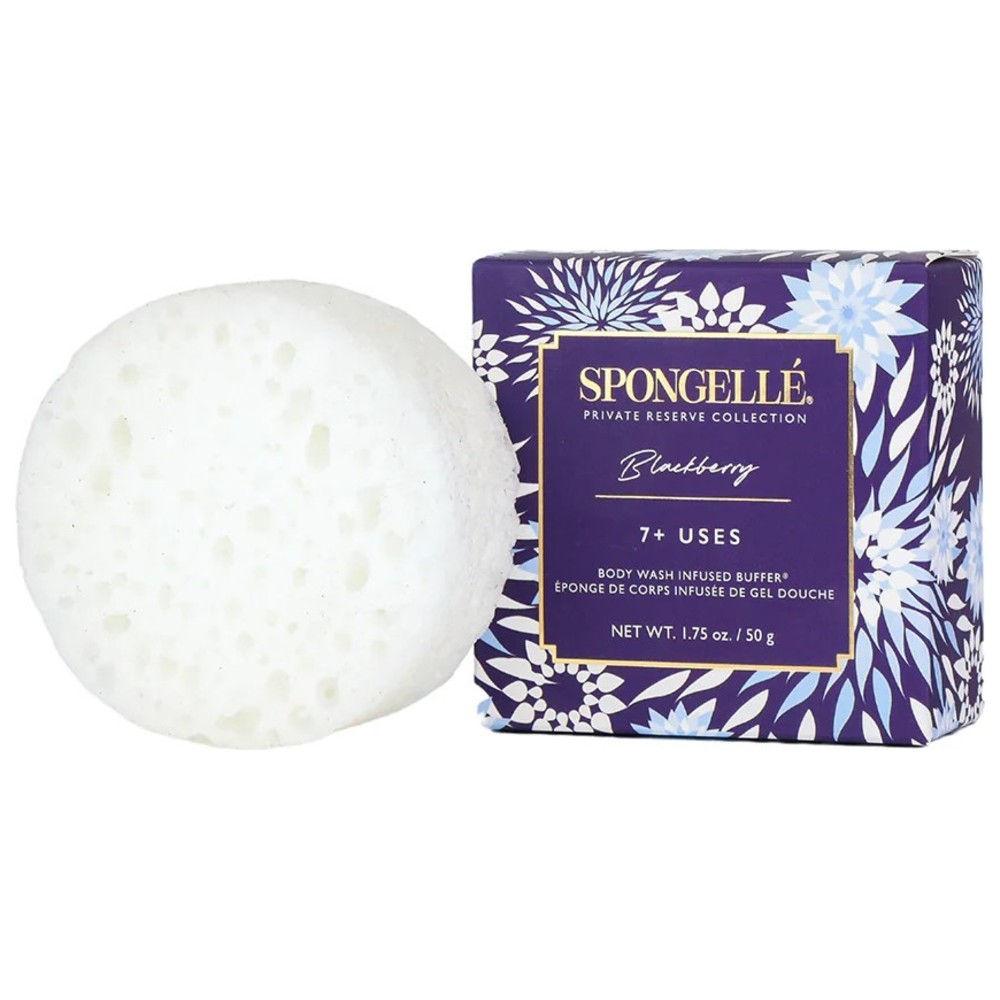 Spongelle - Private Reserve Blackberry Flower Body Wash Infused Spongette - 50 gm