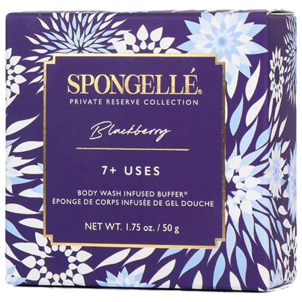 Spongelle - Private Reserve Blackberry Flower Body Wash Infused Spongette - 50 gm