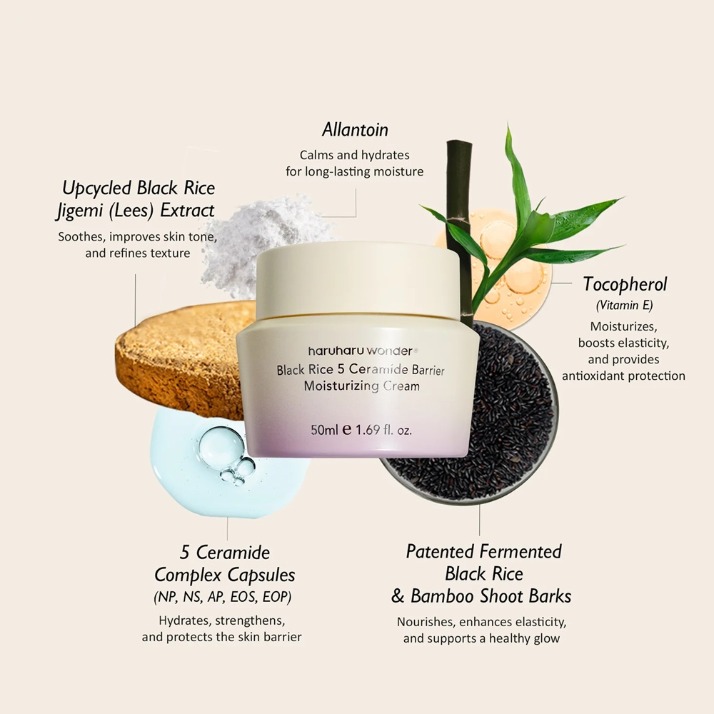 Haruharu Wonder - Black Rice Ceramide Barrier Cream - 50ml