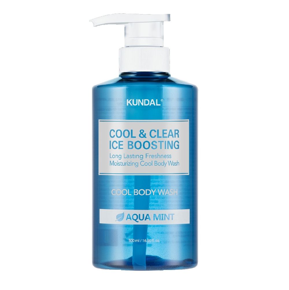 Kundal - Cool & Clear Ice Boosting Body Wash - Aqua Mint - 500ml