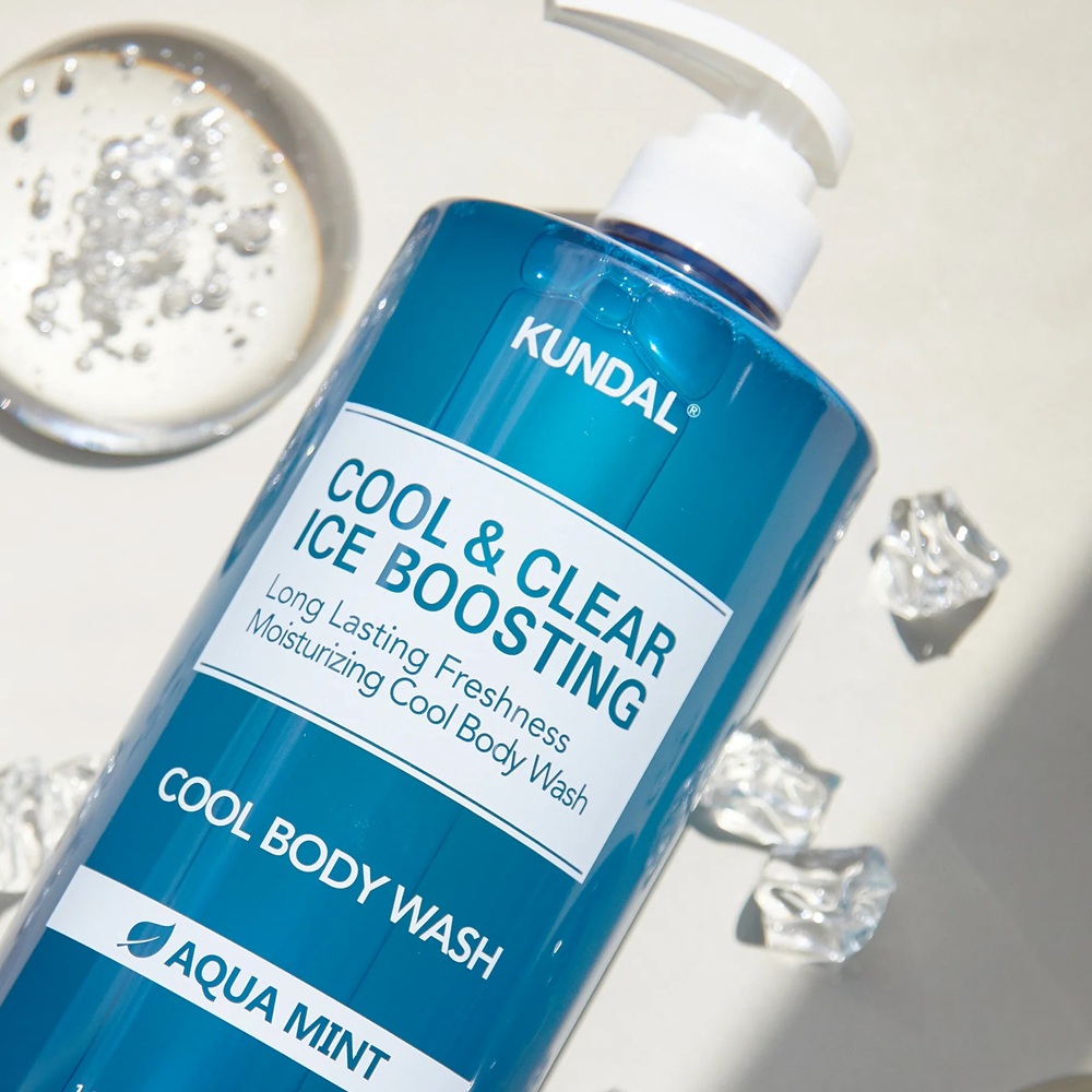 Kundal - Cool & Clear Ice Boosting Body Wash - Aqua Mint - 500ml