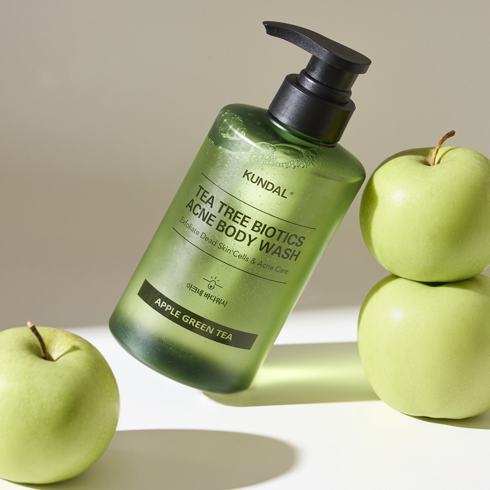 Kundal - Tea Tree Biotics Acne Body Wash - Apple Green Tea - 500ml