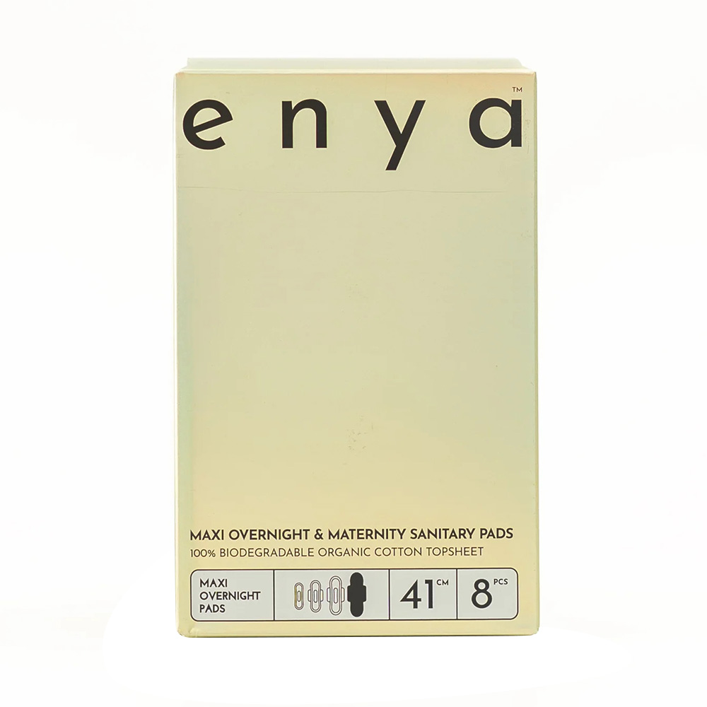 Enya - Maxi Overnight And Maternity Sanitary Pads - 41 cm - 8 Pads