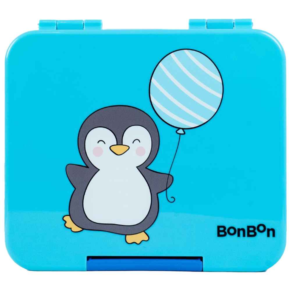BonBon - Elite Mini 4 Compartment Leakproof Lunchbox - Cute Penguin