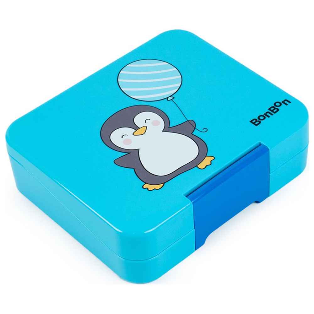 BonBon - Elite Mini 4 Compartment Leakproof Lunchbox - Cute Penguin