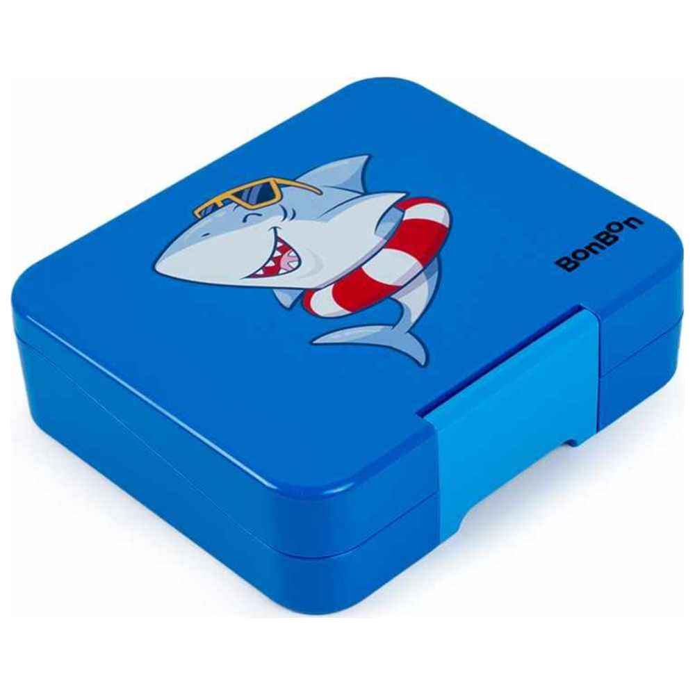 BonBon - Elite Mini 4 Compartment Leakproof Lunchbox - Summer Shark