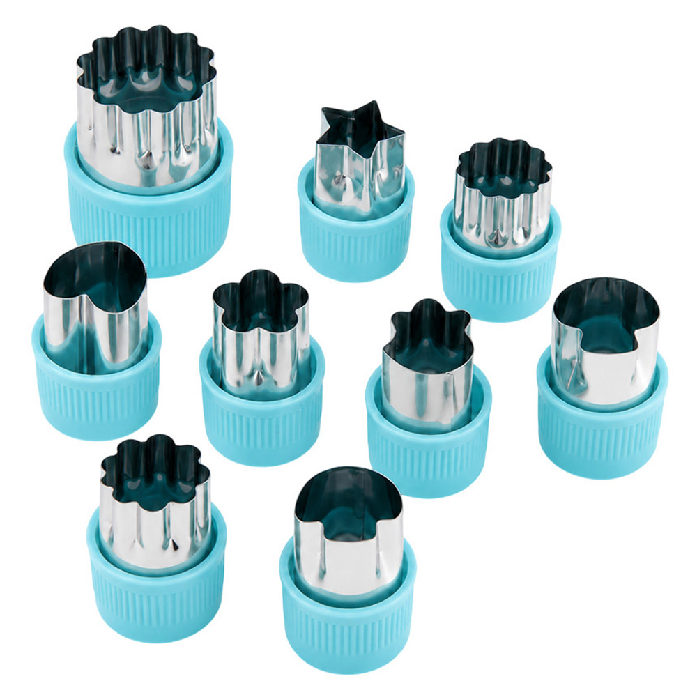 Bonbon - Stainless Steel Fruit And Vegetable Cutter - 9 Pc Set