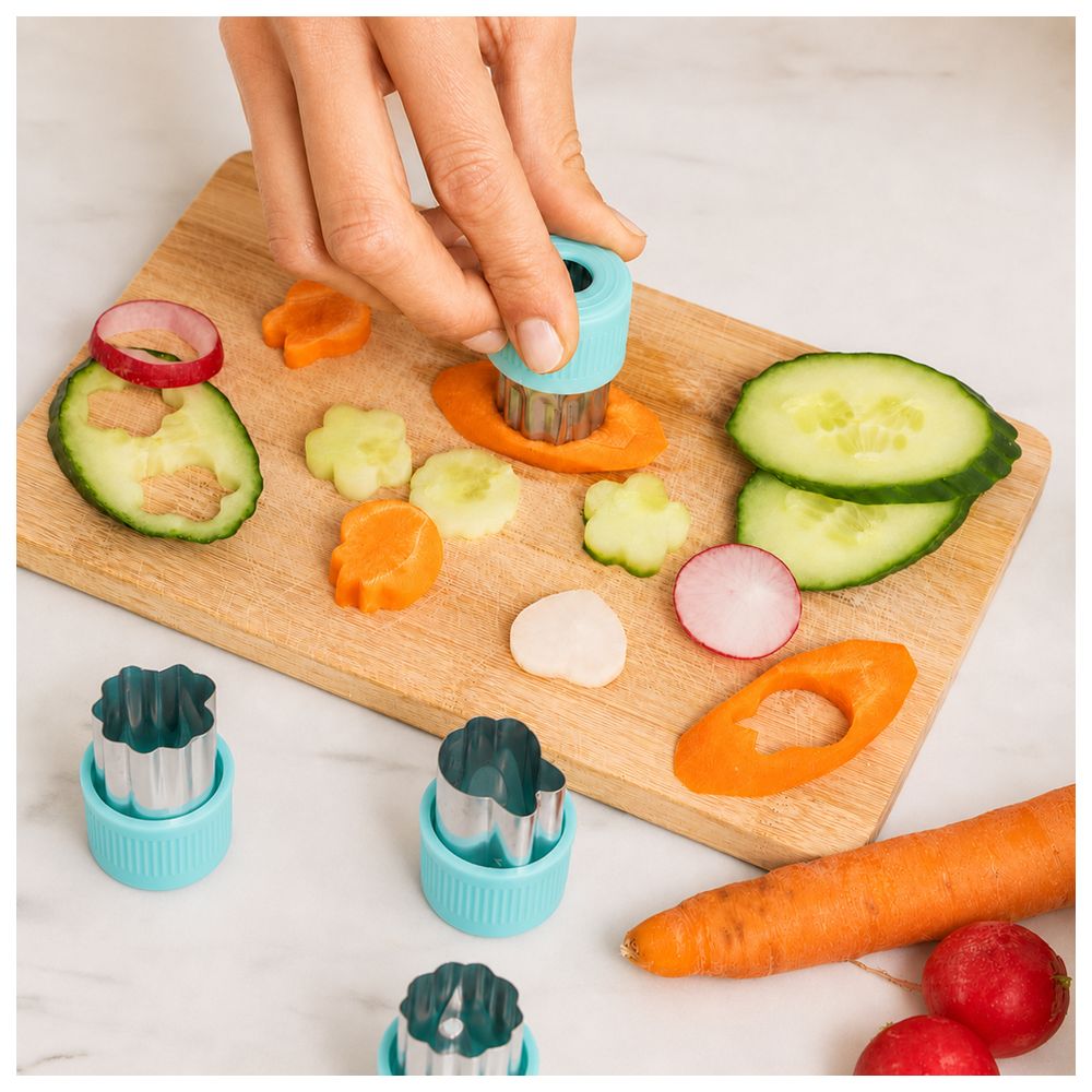 Bonbon - Stainless Steel Fruit And Vegetable Cutter - 9 Pc Set