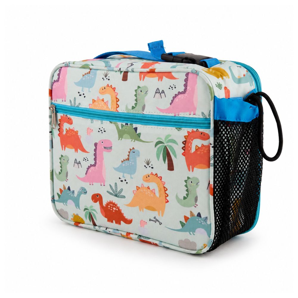 Bonbon - Insulated Lunch Bag With Bottle Holder - Dinosaur