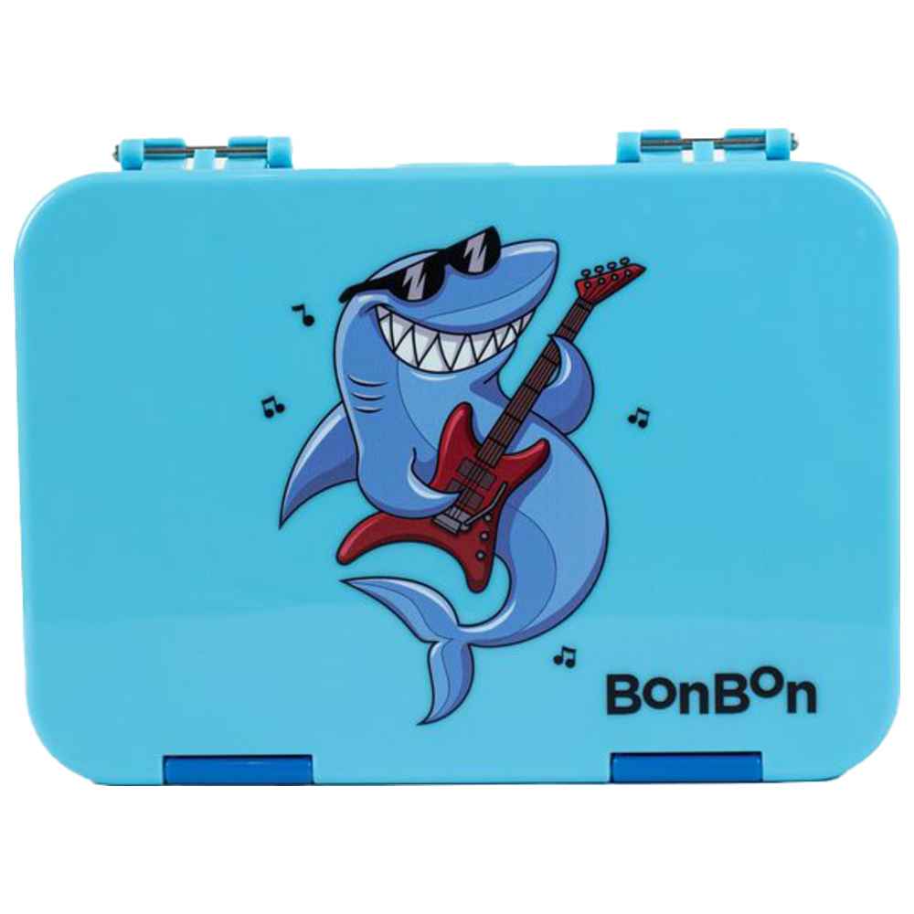 BonBon - Prime 4-6 Compartment Leakproof Lunchbox - Shark Rock