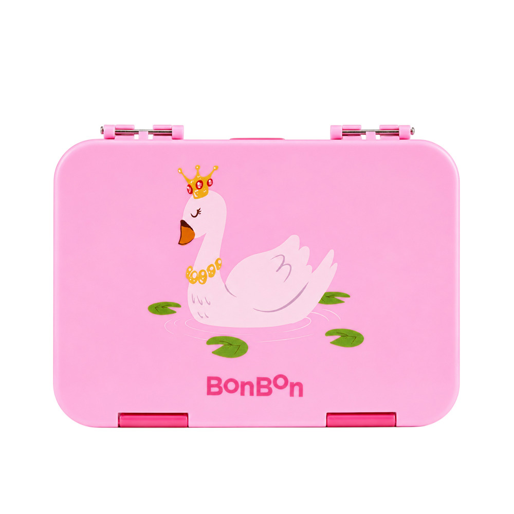 Bonbon - 4/6-Compartment Lunch Box - Swan
