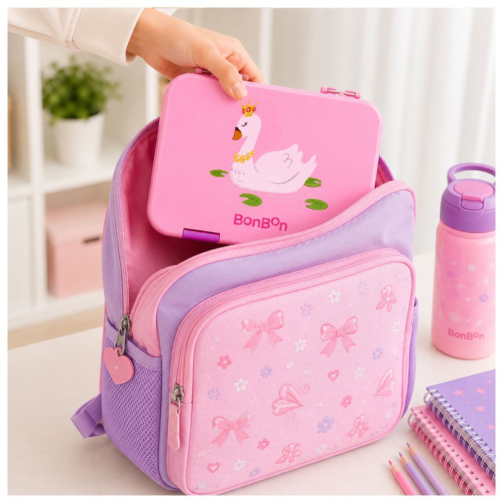 Bonbon - 4/6-Compartment Lunch Box - Swan