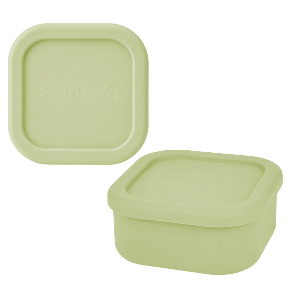 Bonbon - Silicone Snack Box - Green - 510 ml