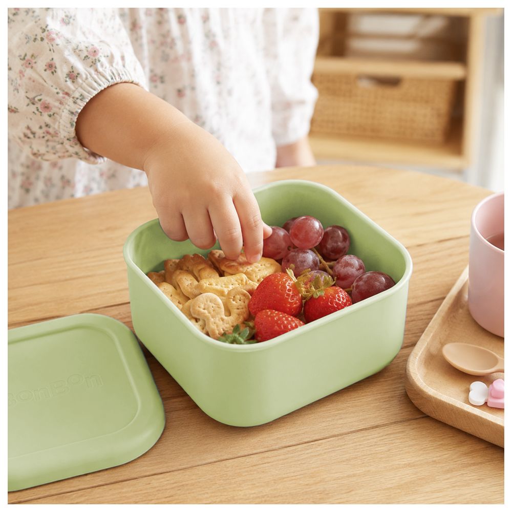 Bonbon - Silicone Snack Box - Green - 510 ml