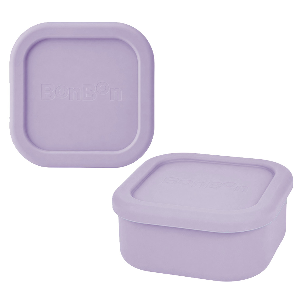 Bonbon - Silicone Snack Box - Purple - 510 ml