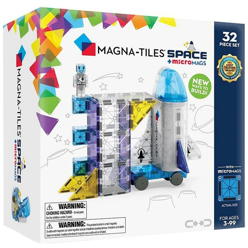 Magna-Tiles - Space 32-Piece Magnetic Building Set