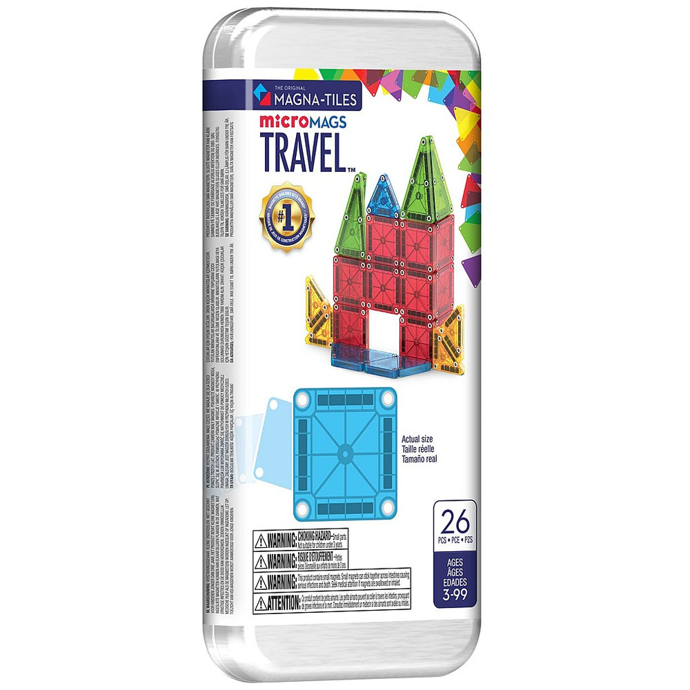Magna-Tiles - MicroMags 26-Pc Travel Set