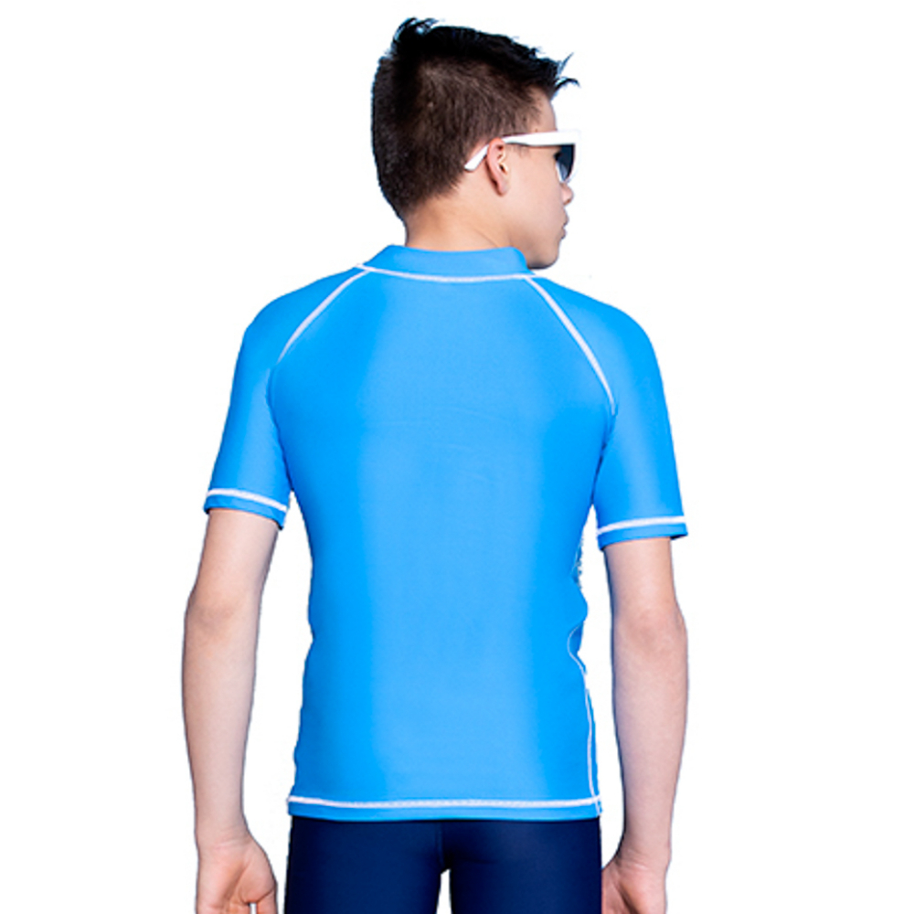 Coega Sunwear Y Boys Rash Guard Basic - Blue
