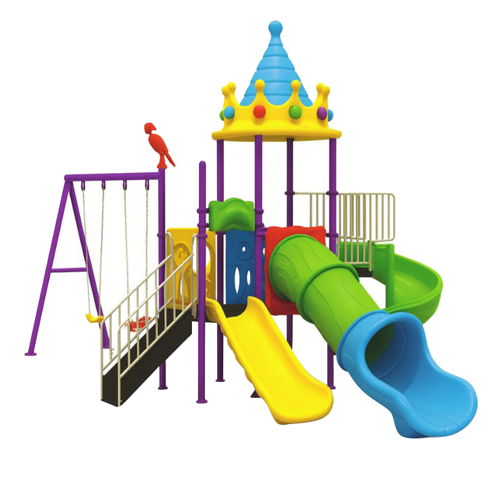 Myts - Mega Play Zone With 3 Slides & 3 Swings