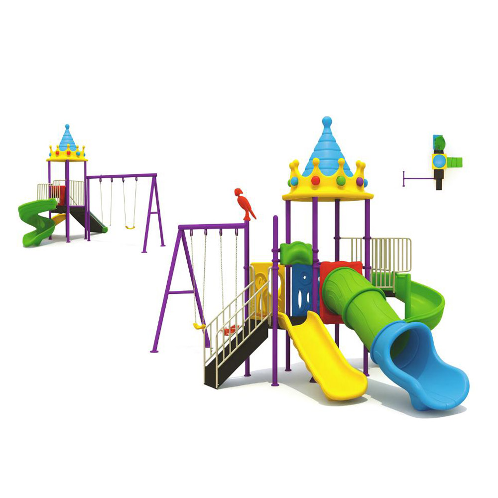 Myts - Mega Play Zone With 3 Slides & 3 Swings