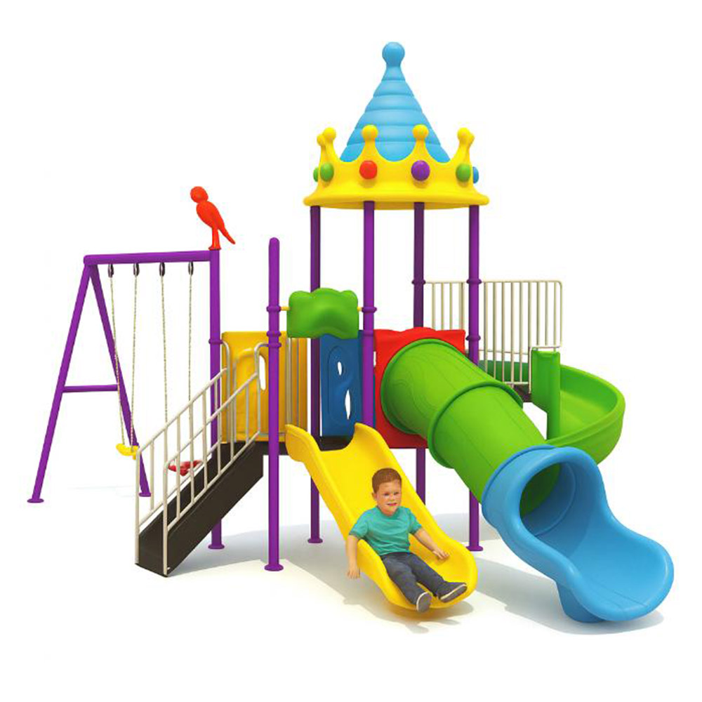 Myts - Mega Play Zone With 3 Slides & 3 Swings