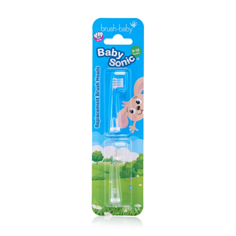 Brush Baby - Baby Sonic Replacement Brush Heads - Pack Of 2
