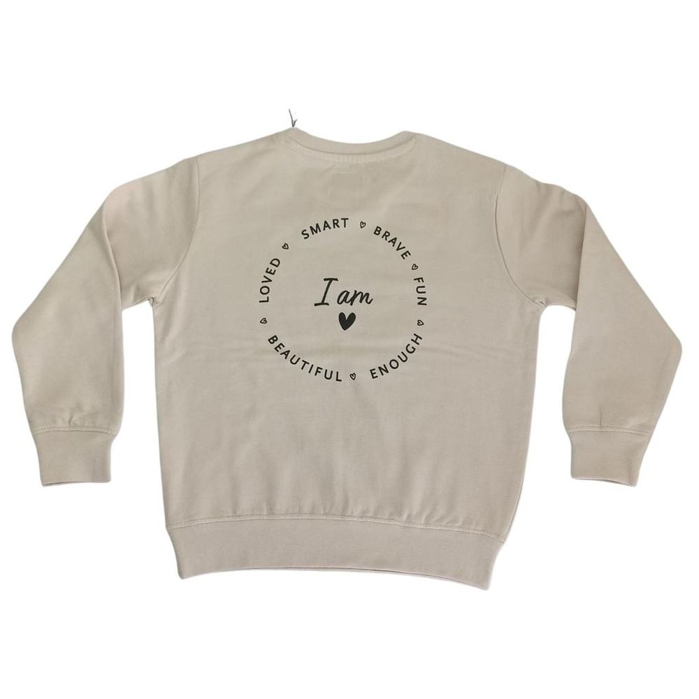 Elli Junior I Am! Organic Sweatshirt - Beige