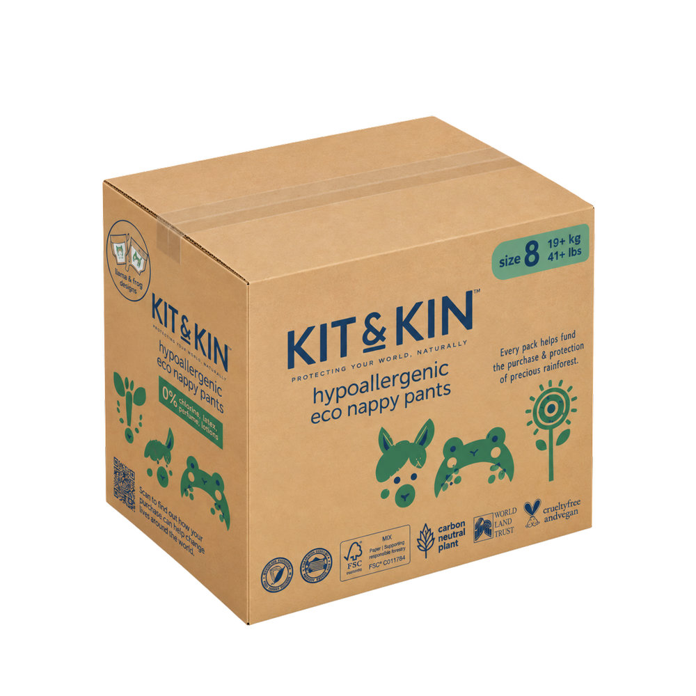 Kit & Kin - Eco Pull Up Diapers Size YPZ8 - 16+kg - Pack of 6 - 84 Pcs