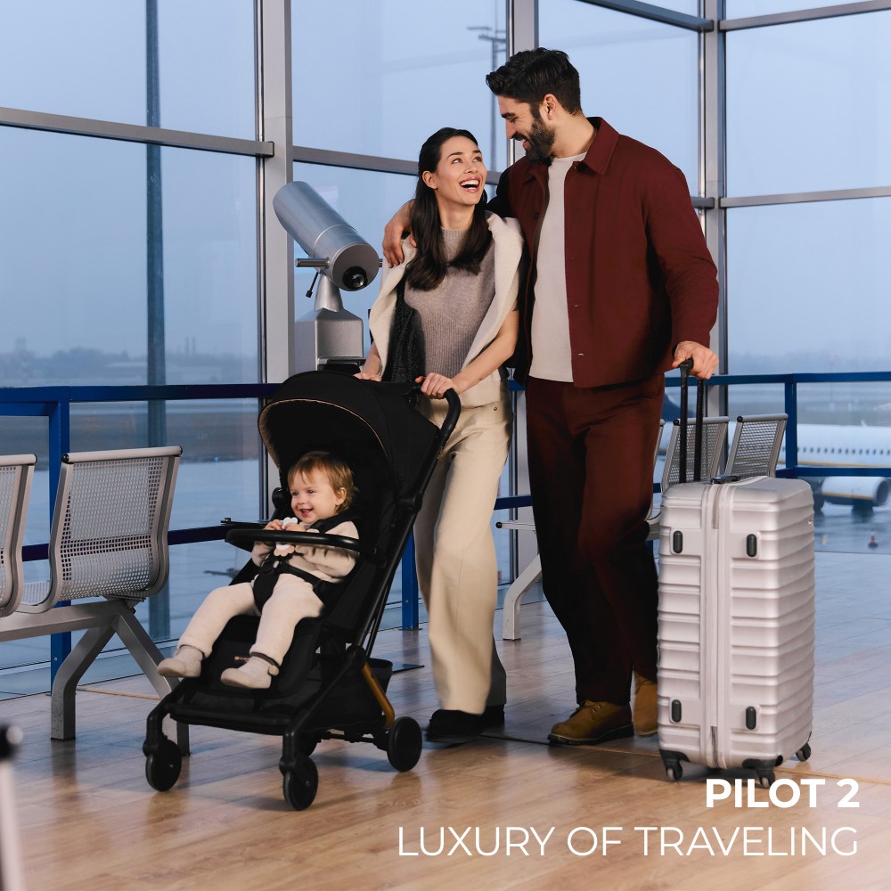 Kinderkraft - Pilot 2 Foldable Lightweight Cabin Stroller