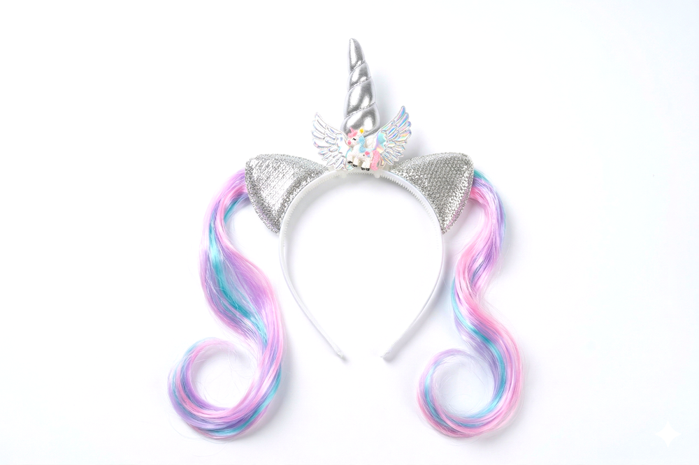 Little Luxuries - Unicorn Fluff Headband - Rainbow