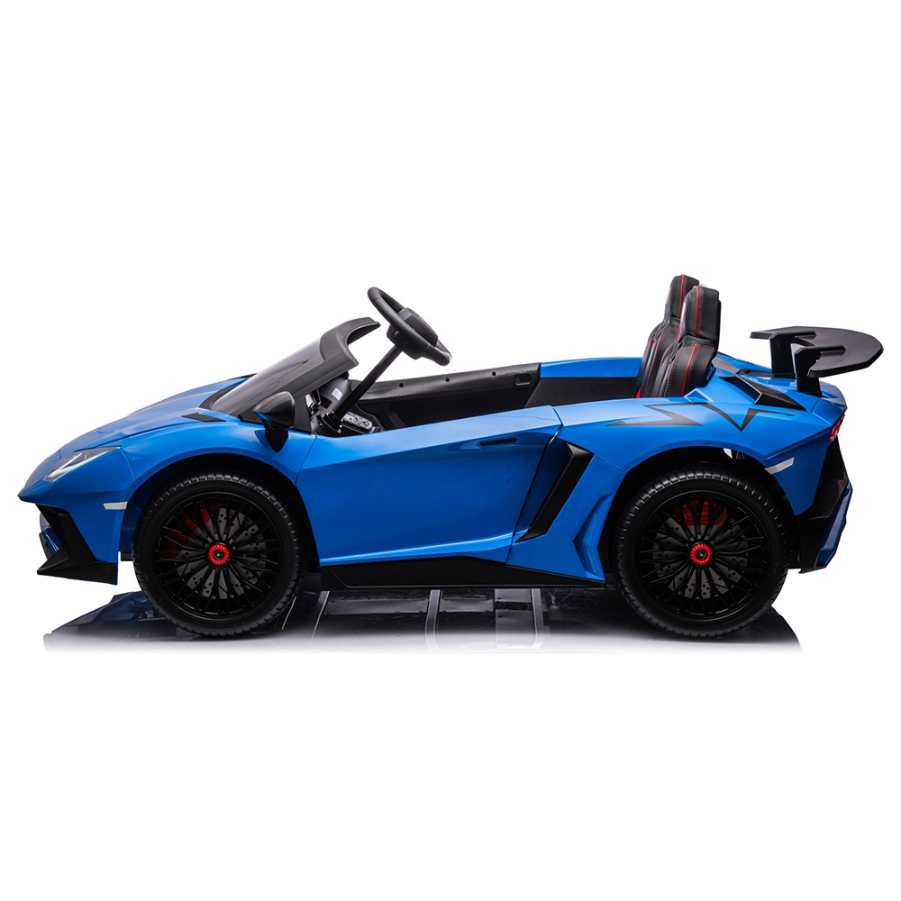Lamborghini - Licensed Aventador SV Ride-On Car - Blue - 24 V
