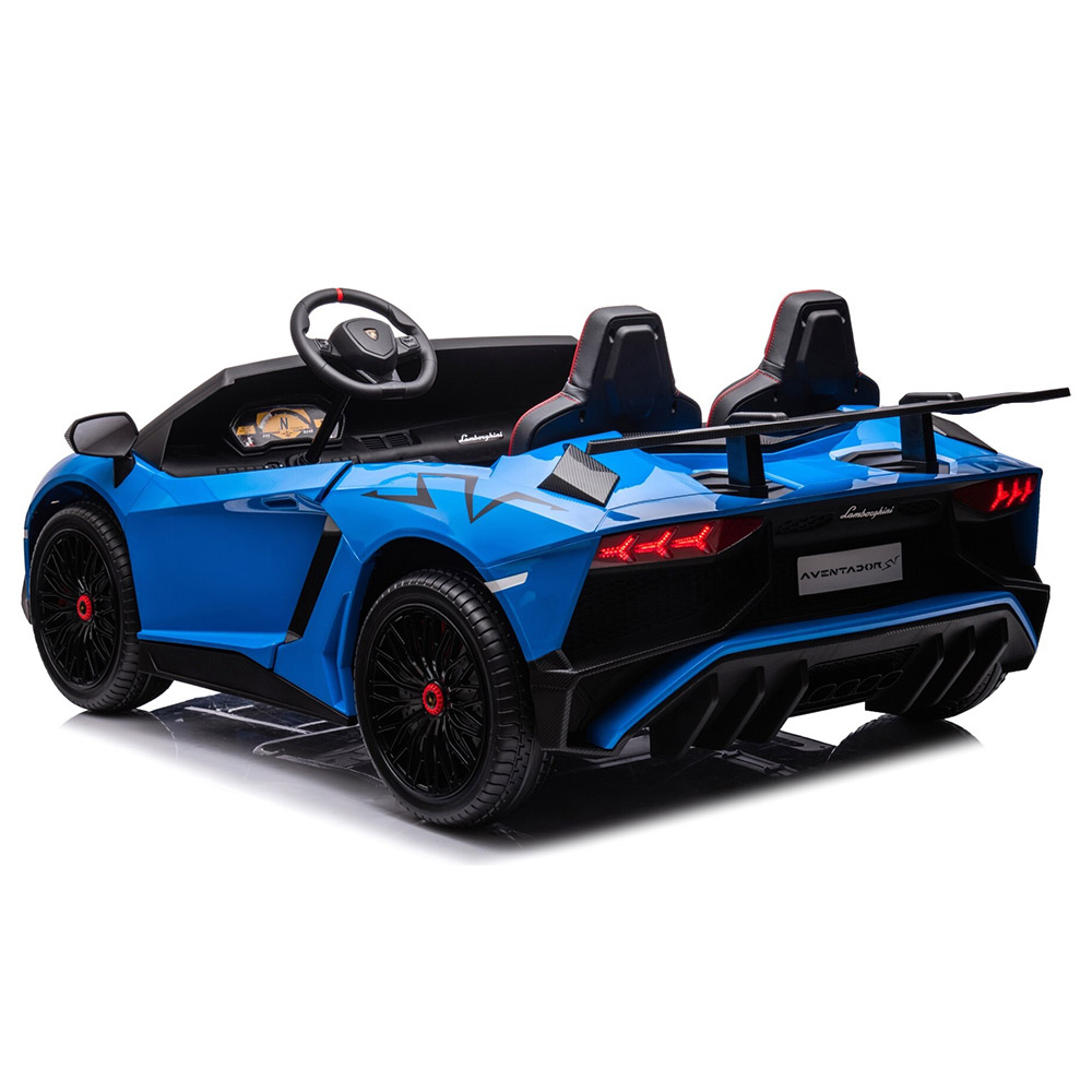 Lamborghini - Licensed Aventador SV Ride-On Car - Blue - 24 V