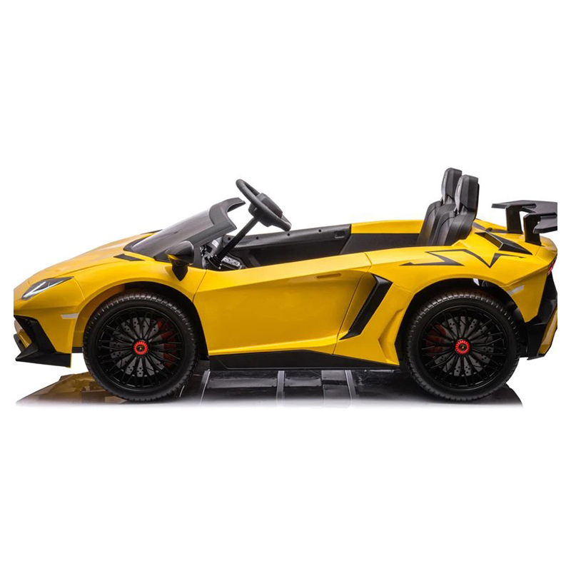 Lamborghini - Licensed Aventador SV Ride-On Car - Yellow - 24 V