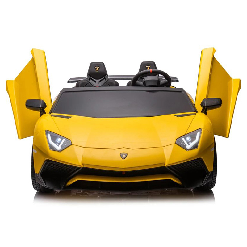 Lamborghini - Licensed Aventador SV Ride-On Car - Yellow - 24 V